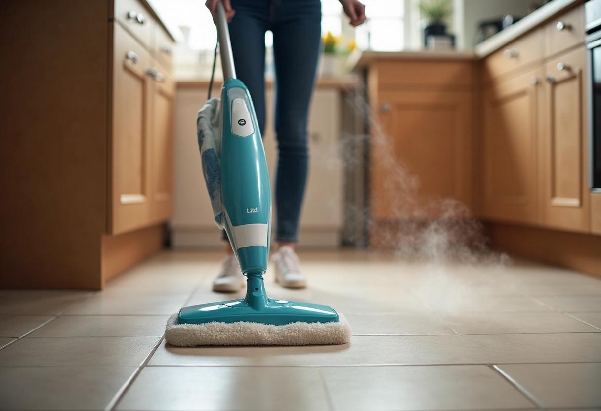 Lidl slaat hard toe met zijn nieuwe elektrische 3-in-1 dweil die reinigt met warm…