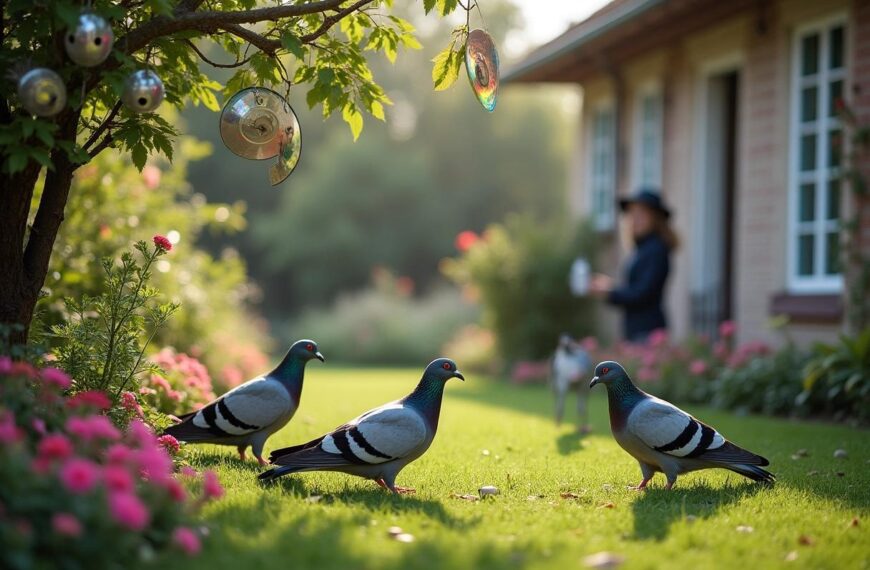 Zo houd je duiven weg uit je tuin zonder chemische producten