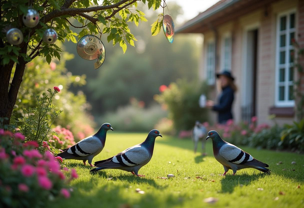 Zo houd je duiven weg uit je tuin zonder chemische producten